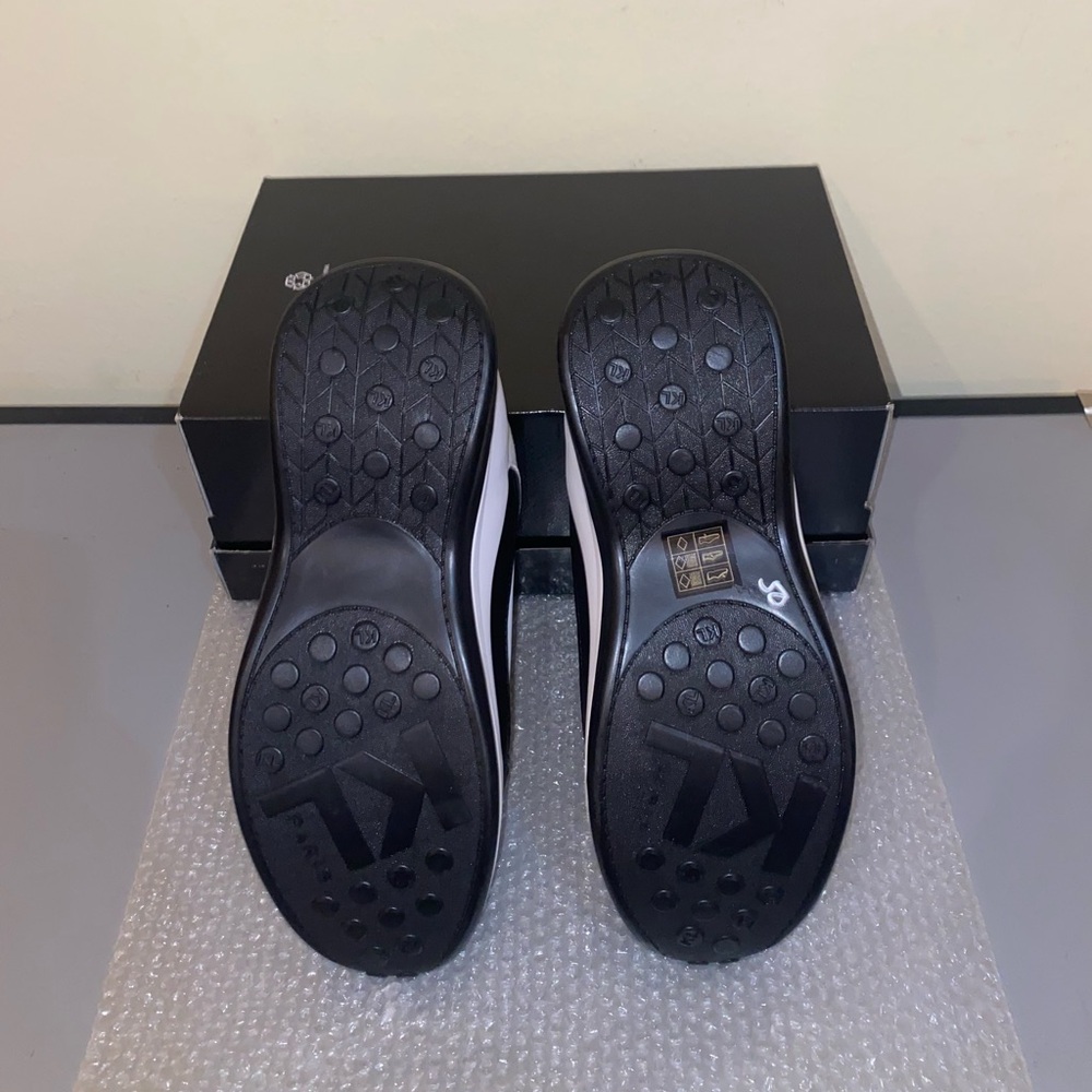 Karl Lagerfeld Coty Black & White Sneakers, Size 8 - Picture 6 of 9